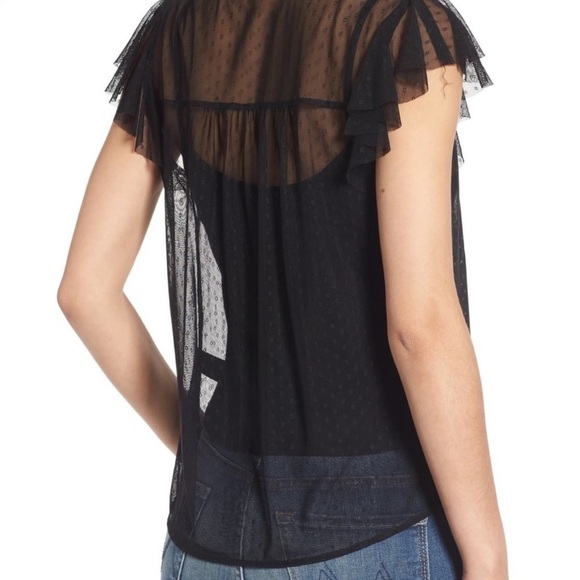 Hinge Sheer Top. Excellent Condition. Size XS - Picture 3 of 6